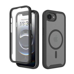 Funda Magnética para Teléfono Móvil con Diseño de Doble Capa Híbrida TPU+PC para <span class=keywords><strong>iPhone</strong></span> 12 <span class=keywords><strong>13</strong></span> 14 Pro 15 16 Plus 16e 17e 17 Air Pro Max - Product Image 1