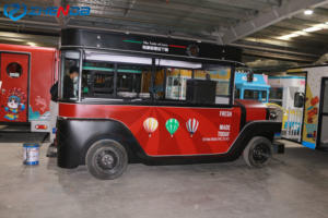 ZD-FT32 Tournée en Angleterre noir et rouge camion de nourriture Usine Alimentaire en Gros Camion Remorque de Chariot de Nourriture Mobile de Rue - Product Image 4