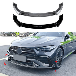 Amp-Z Front Bumper Lip Splitter Carbon Fiber Texture Matte Finish For Mercedes-Benz CLE Coupe C236 2024 AMG - Product Image 1