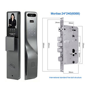 Offre Spéciale : Ensemble de Serrure de Porte Intelligente TTlock Wifi NFC avec Caméra de Sécurité Extérieure Automatique à Reconnaissance Faciale 3D (Fabriqué en Chine) - Product Image 2