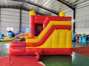 <span class=keywords><strong>Castillo</strong></span> Inflable con Tobogán y Brincolín con Diseño de Camión de Bomberos para Fiestas Infantiles, Certificado CE, en Venta - Product Image 6