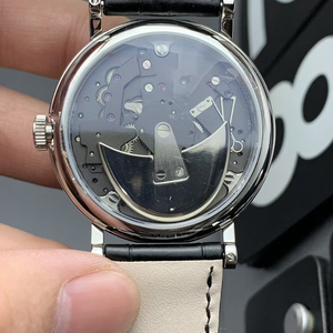 Bespoke Limited Edition Skeletonized Silver Case White Sub Dial Automatic Mechanical Heritage Precision Professional Men Watch - Product Image 3