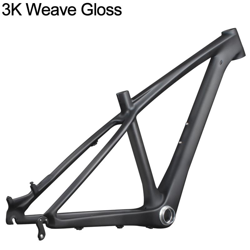 No Logo 3K-Weave Black Gloss