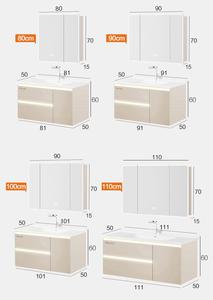 Lámpara de Sensor Bluetooth de Estilo Moderno Crema para Baño, de Aluminio con Diseño de Panal, Montada en la Pared, para Lavabo y Tocador - Product Image 6