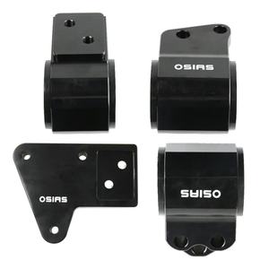 Soporte de Motor Negro para <span class=keywords><strong>Honda</strong></span> Civic Serie K, para Autos con Conversión K de 1992-95, Compatible con Modelos K24 <span class=keywords><strong>K20</strong></span> 62A (1992-95) <span class=keywords><strong>EG</strong></span> <span class=keywords><strong>K20</strong></span> K24 - Product Image 5