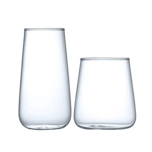 Ad alta borosilicato 480ml 550ml di <span class=keywords><strong>vetro</strong></span> trasparente di grande capacità succo di <span class=keywords><strong>caffè</strong></span> tazza per uso domestico <span class=keywords><strong>bicchieri</strong></span> di birra alti e corti - Product Image 4