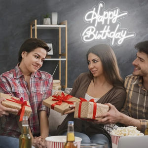 Enseigne au néon LED personnalisée logo fête d'anniversaire maison chambre mariage <span class=keywords><strong>livraison</strong></span> rapide décoration de voiture et publicité pour <span class=keywords><strong>livraison</strong></span> directe - Product Image 6