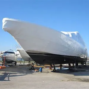 防紫外线PE热收缩膜包装保护托盘船汽车游艇