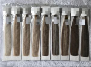 사용자 정의 손 묶여 씨실 패키지 개별 로고 헤어 확장 PVC 패키지 - Product Image 2