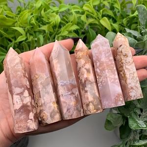 Venta al por Mayor de Piedras de Cristal de Cuarzo Ahumado y Ágata Natural Pulida de Estilo Bohemio para Decoración del Hogar y Regalos Navideños - Product Image 3