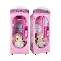 Machine à griffes multicolores à monnayeur, certifiée CE anglaise, puissance 200W, pour la vente en gros, pour la distribution de jouets en peluche et de cadeaux surprise, idéale pour les petites entreprises
