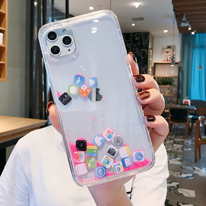 เคสโทรศัพท์มือถือลาย2023 Flying Desktop <span class=keywords><strong>App</strong></span> Ion เคสโทรศัพท์แบบใสลายทรายดูดสำหรับ <span class=keywords><strong>iPhone</strong></span> 15 14 13 12 11 PRO MAX 14 15 PLUS - Product Image 4