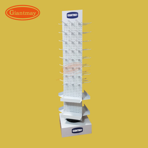 Bán buôn sắt 3-mặt tam giác xoay sàn <span class=keywords><strong>PEG</strong></span> <span class=keywords><strong>Board</strong></span> Rack hiển thị đứng bán lẻ Rack hiển thị - Product Image 5