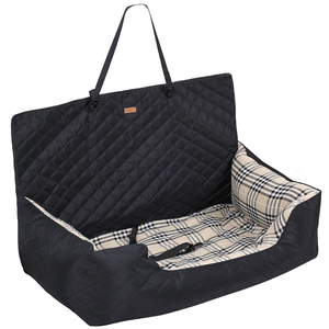 Funda de Asiento de Coche con Logotipo Personalizado, Funda de Asiento de Coche de Gran Tamaño, Moderna, de Poliéster, con Diseño de Mimbre, para Mascotas, Perros, Funda de Asiento Trasero para Coche - Product Image 2