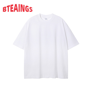 T-shirt Homme Streetwear Coupe Ample Respirant en Coton Pur Double Fil 230G Couleur Unie Manches Courtes – Nouvelle Collection Été 2026 - Product Image 1