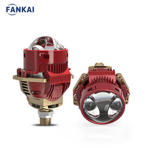 Phares LED à double faisceau direct haute puissance FANKAI, lentilles bi-xénon sans perte de 3 pouces, alliage d'aluminium, douilles de lampe H4 H7 pour voitures - Product Image 1