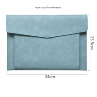 Gran oferta, estuche organizador de sobres de cuero de gran capacidad, estuche para archivos, carpeta de documentos para papelería de oficina, papelería escolar