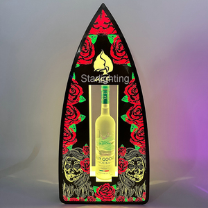 OEM ODM logotipo personalizado <span class=keywords><strong>Tequila</strong></span> <span class=keywords><strong>1942</strong></span> LED botella presentador VIP glorificador pantalla para club nocturno Lounge Bar - Product Image 1