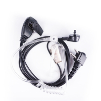 Earpiece Walkie Talkie Headset Earphone Tipe M1 2 Pin FBI006 dengan Tabung Akustik untuk Radio Motorola KD0112