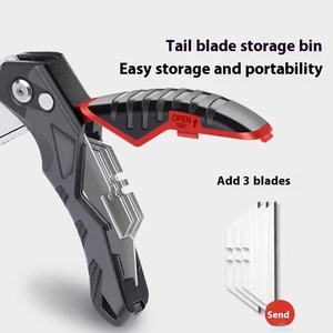 Cuchillas Retráctiles de Acero de Grado 18mm para Cuchillo de Electricista, Herramientas Manuales Personalizables OEM para Cortar Papel y Metal con Precisión - Product Image 4