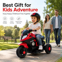 Vélo électrique à 3 roues pour enfants, siège antidérapant, tricycle sécurisé pour enfants, jouet d'intérieur et d'extérieur pour garçons et filles