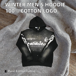 Sudadera con Capucha para Hombre, 100% Algodón Tejido, con Logotipo Personalizado, Estilo Urbano, para Invierno - Product Image 2