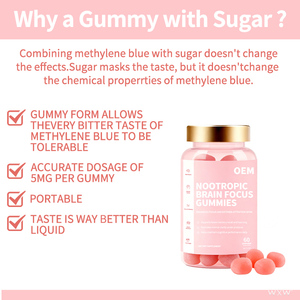 Gummies aromatisées aux fruits pour la santé cérébrale des enfants, vente en gros, stimule la mémoire des enfants d'âge préscolaire, personnalisation <span class=keywords><strong>de</strong></span> la marque - Product Image 4