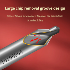 Brocas de perforación de guía de orificio piloto metálicas profesionales TG con hoja afilada y diseño de estrías grandes <span class=keywords><strong>para</strong></span> taladro de banco de uso pesado - Product Image 3