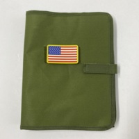 Großhandel 5 Flip-Page Display Patch Book mit abnehmbaren Metallring bindern auf Lager für Stickerei PVC Gummi Abzeichen