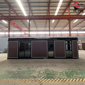 30FT 접이식 조립식 컨테이너 주택 확장 가능한 접이식 생활 용기 하우스 아파트 호텔 빌라 샌드위치 패널 - Product Image 3