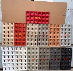 <span class=keywords><strong>Brique</strong></span> creuse 3D à vente chaude, couleur personnalisable, composants <span class=keywords><strong>en</strong></span> ABS légers à deux faces, design moderne, bloc de pierre, hôtel - Product Image 5