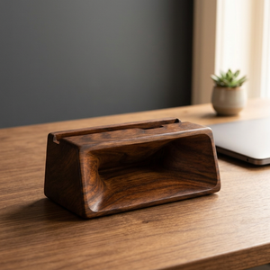Amplificateur Acoustique Traditionnel Sheesham pour Téléphone – Support Haut-Parleur en Bois Fait Main Écologique et Durable – Vente en Gros - Product Image 2