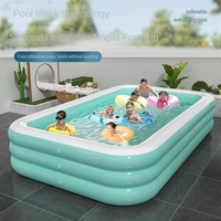 Großer Spiel pool für Erwachsene Verdickter aufblasbarer PVC-Pool für Familien und Babys Haushalts spielbereich im Ocean-Stil