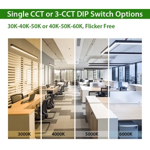 Đèn Tuýp <span class=keywords><strong>LED</strong></span> Đèn Tuyến Tính Gắn Trần Văn Phòng Nhà Để Xe 120Cm Bằng Nhôm 130lm/W 20W 40W 60W 75W - Product Image 3