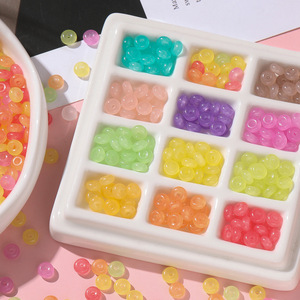Diy Glass Imitation Jade Beads Small Size For Jewelry Making Accessories Wholesale - Product Image 4