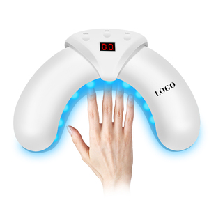 Lampe de manucure personnalisée avec logo 0728, mini lampe UV LED flexible pour séchage rapide des ongles en gel pour femmes - Product Image 1