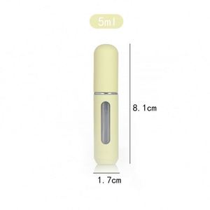 <b>Mini</b> Cute Travel-Sized 5Ml Aluminum Refillable Perfume Atomizer <b>Spray</b> <b>Bottle</b> With Custom Color for Personal Care - Product Image 4
