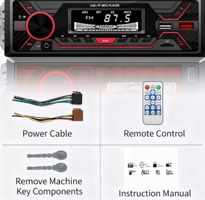 リモコンとISOケーブル付きハイファイカーMP3プレーヤーBluetooth FMトランスミッター - Product Image 4