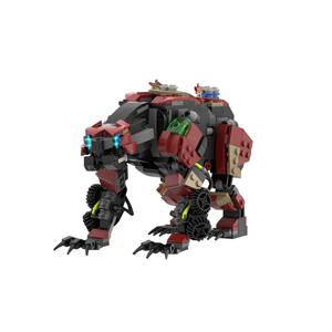 Funbuild Mecha Briques Jouets <span class=keywords><strong>Jeu</strong></span> Vidéo Série MOC-184219 Fireclaw Toys Robot Briques Modèle Ensemble Éducatif - Product Image 1
