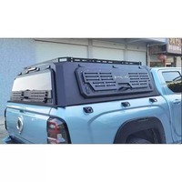 Hardtop en aluminium robuste amovible pour pick-up avec porte-bagages pour Navara NP300 Hilux Revo Triton L200