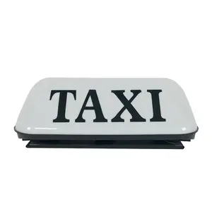Capa de LED para teto de carro 12V Amarelo Branco (Opcional) Lâmpada Magnética Super Brilhante para Taxi