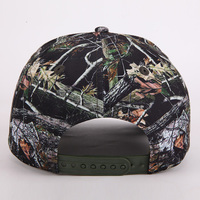 Gorra de Béisbol de Alta Calidad, 5 Paneles, Algodón, Estampado Digital por Sublimación Real Tree, Logotipo Bordado Personalizado, Camuflaje