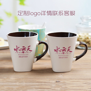 Taza de cerámica esmerilada de estilo nórdico, forma recta, color sólido, con asa, taza de café minimalista para regalo o uso diario. - Product Image 4