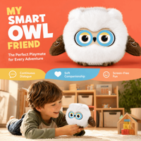 KI-Interaktives Plüsch-Eulen-Spielzeug Intelligentes Elektronisches Haustier für Kinder Geburtstags- und Feiertagsgeschenk Großhandel