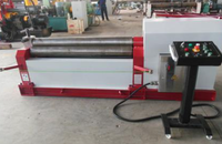 Machine à cintrer les tôles mécanique symétrique W11, modèle W11-6X2000, en acier au carbone, 4 rouleaux, moteur 4kW, structure avancée, qualité supérieure