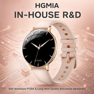 Montre connectée ultra-fine pour femmes M201, écran AMOLED de 1,32 pouce, suivi du cycle, fréquence cardiaque, oxygène sanguin, IP68, OEM, ODM, logo personnalisé - Product Image 5