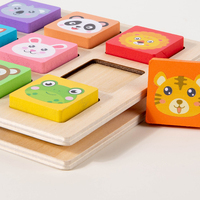 Divertido Juego de Bloques de Construcción de Madera, Juego de Combinación, Juguetes Educativos, Juguetes Interactivos para Padres e Hijos
