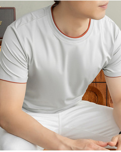 Camiseta Casual Unissex de Luxo Leve em Mistura de Seda Mulberry, Manga Longa, Gola O, Lisa, Solta, Fresca, Amiga da Pele e Respirável - Product Image 2