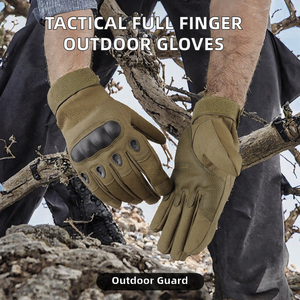 Gants tactiques à doigts entiers, gants de protection pour l'extérieur, paume renforcée, résistants aux coupures, pour l'alpinisme, la chasse, logo personnalisé - Product Image 6