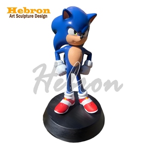 Esculturas <span class=keywords><strong>de</strong></span> Resina Artísticas en Venta, Escultura <span class=keywords><strong>de</strong></span> <span class=keywords><strong>Sonic</strong></span> the Hedgehog <span class=keywords><strong>de</strong></span> Tamaño Real en Rojo y Azul, Figura <span class=keywords><strong>de</strong></span> <span class=keywords><strong>Sonic</strong></span> para Decoración - Product Image 5